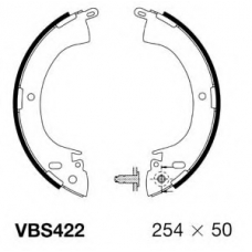 VBS422 MOTAQUIP Комплект тормозных колодок
