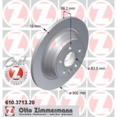 610.3713.20 ZIMMERMANN Тормозной диск