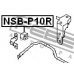 NSB-P10R FEBEST Опора, стабилизатор