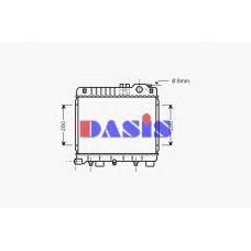 050120N AKS DASIS Радиатор, охлаждение двигателя