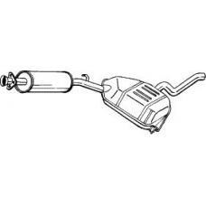 282-155 BOSAL Глушитель выхлопных газов конечный