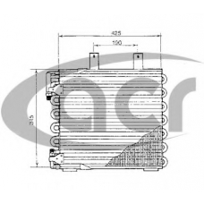 300192 ACR Конденсатор, кондиционер
