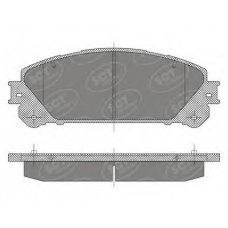 SP 473 SCT Комплект тормозных колодок, дисковый тормоз