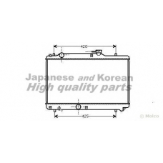 K453-20 ASHUKI Радиатор, охлаждение двигателя