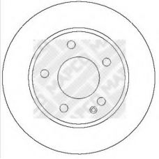 15809 MAPCO Тормозной диск