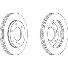 DDF1818-1 FERODO Тормозной диск