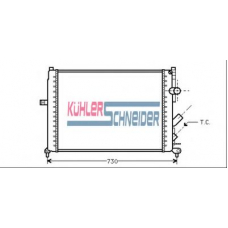 0914101 KUHLER SCHNEIDER Радиатор, охлаждение двигател