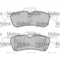 597405 VALEO Комплект тормозных колодок, дисковый тормоз