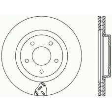 BDR2435.20 OPEN PARTS Тормозной диск