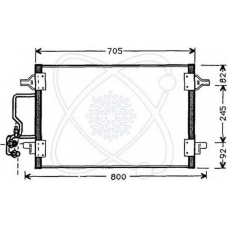 30B0026 ELECTRO AUTO Конденсатор, кондиционер