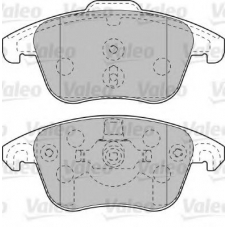 598998 VALEO Комплект тормозных колодок, дисковый тормоз