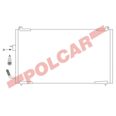 5746K82X POLCAR Skraplacze klimatyzacji