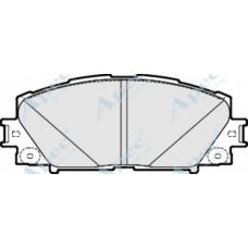 PAD1748 APEC Комплект тормозных колодок, дисковый тормоз