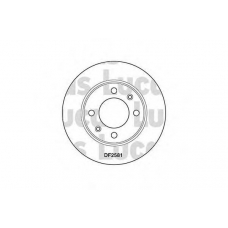 DF2581 TRW Тормозной диск