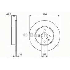 0 986 479 961 BOSCH Тормозной диск