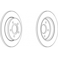 DDF1226 FERODO Тормозной диск