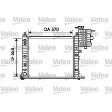 732471 VALEO Радиатор, охлаждение двигателя