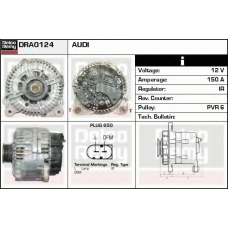 DRA0124 DELCO REMY Генератор