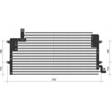 350203449000 MAGNETI MARELLI Конденсатор, кондиционер