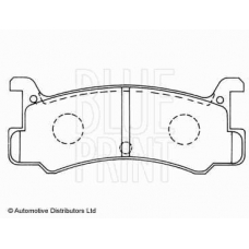 ADM54247 BLUE PRINT Комплект тормозных колодок, дисковый тормоз