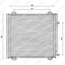 TSP0225104 DELPHI Конденсатор, кондиционер