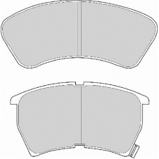 FD6346A NECTO Комплект тормозных колодок, дисковый тормоз