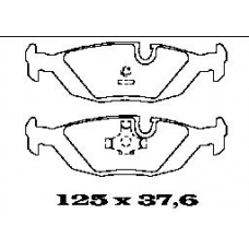 BL1125B2 FTE Колодки тормозные