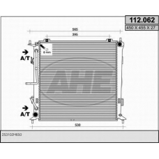 112.062 AHE Радиатор, охлаждение двигателя