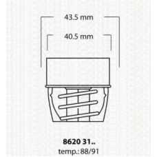 8620 3191 TRISCAN Термостат, охлаждающая жидкость