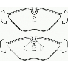 P 71 005 BREMBO Комплект тормозных колодок, дисковый тормоз