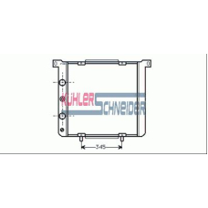 1700801 KUHLER SCHNEIDER Радиатор, охлаждение двигател