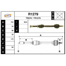 R1279 SNRA Приводной вал