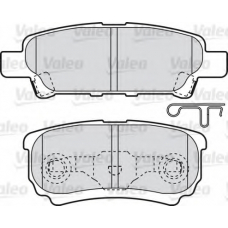 598852 VALEO Комплект тормозных колодок, дисковый тормоз