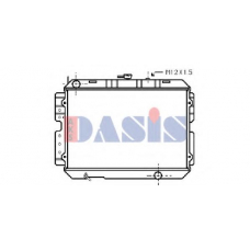 110330N AKS DASIS Радиатор, охлаждение двигателя