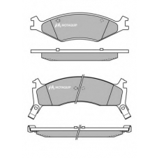 LVXL181 MOTAQUIP Комплект тормозных колодок, дисковый тормоз