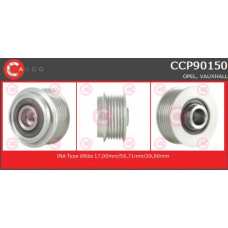 CCP90150 CASCO Ременный шкив, генератор