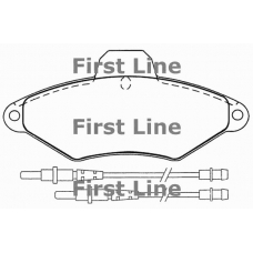 FBP3015 FIRST LINE Комплект тормозных колодок, дисковый тормоз