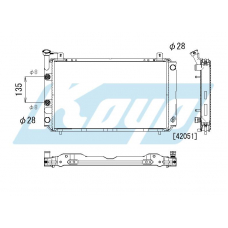 PA020170 KOYO P-tank corrugate-fin ass'y