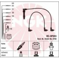0768 NGK Комплект проводов зажигания