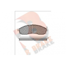 RB1147 R BRAKE Комплект тормозных колодок, дисковый тормоз