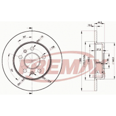 BD-4296 FREMAX Тормозной диск