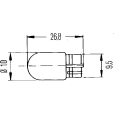 8GP 003 594-142 HELLA Галогенная