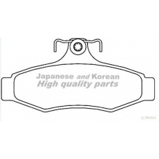 J011-02 ASHUKI Комплект тормозных колодок, дисковый тормоз