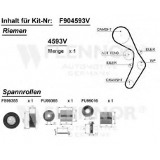 F904484V FLENNOR Комплект ремня грм