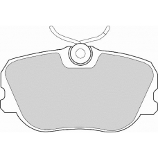 FD6134A NECTO Комплект тормозных колодок, дисковый тормоз