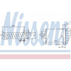 96711 NISSENS Интеркулер