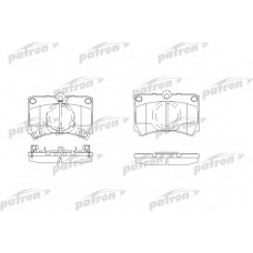 PBP487 PATRON Комплект тормозных колодок, дисковый тормоз
