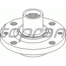 700 148 TOPRAN Ступица колеса