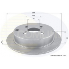ADC01115 COMLINE Тормозной диск