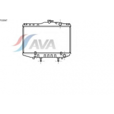 TO2067 AVA Радиатор, охлаждение двигателя